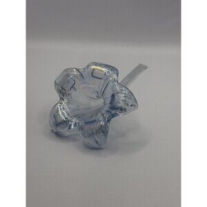 vintage hand-blown art glass lily by Interpur
